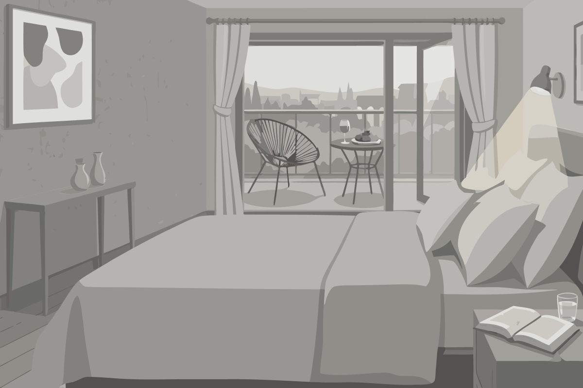 Quarto Duplo com Mezanino